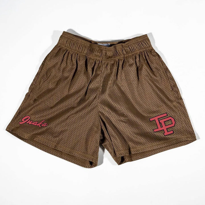 Brown Basic Shorts
