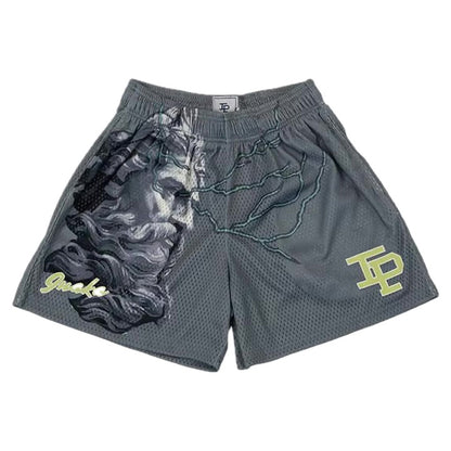 Head Dark Gray Mesh Shorts