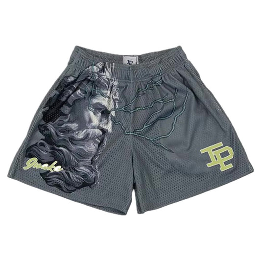 Head Dark Gray Mesh Shorts