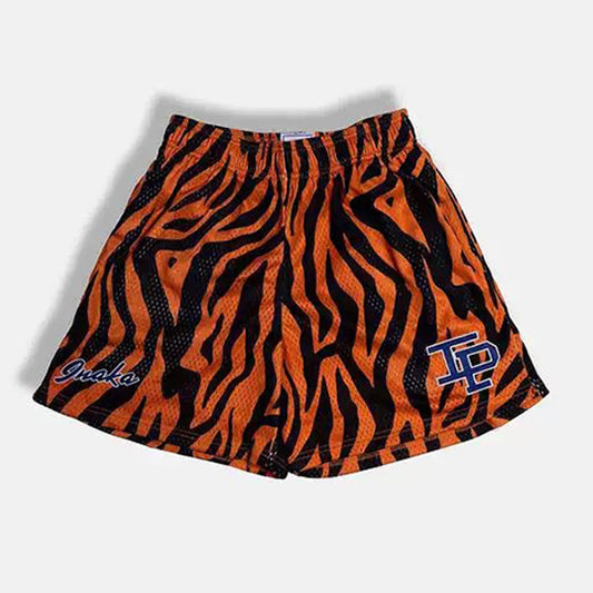 Tiger Stripes Mesh Shorts