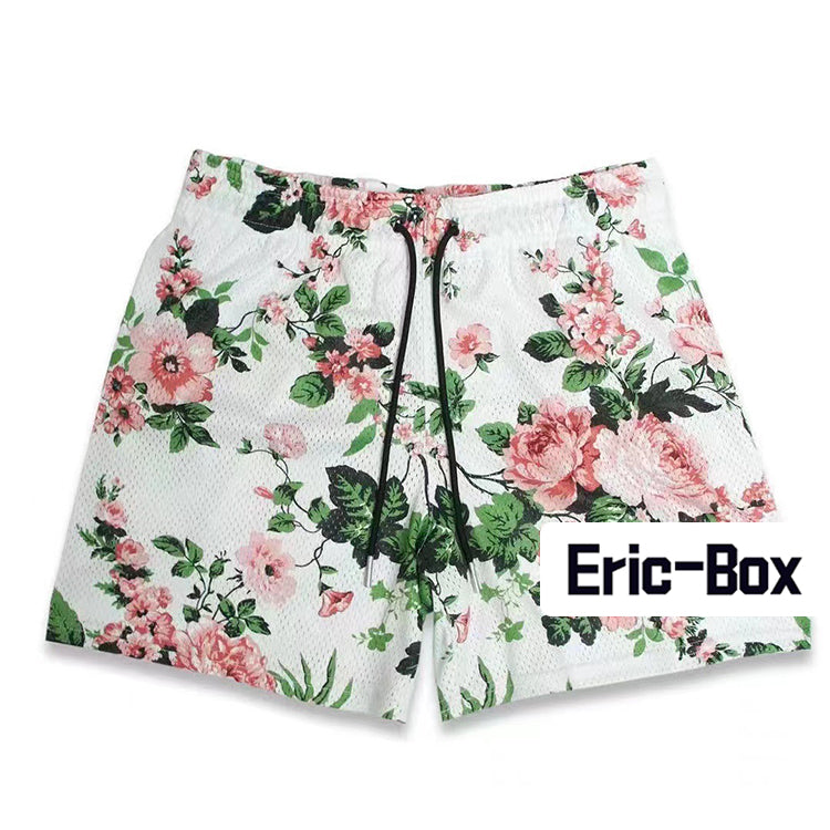 Blossom Dream Floral Mesh Shorts