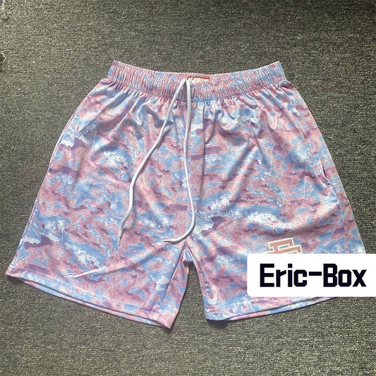 Pink Sky Mesh Shorts
