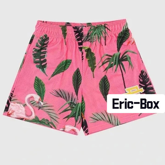 Flamingo Pink Mesh Shorts