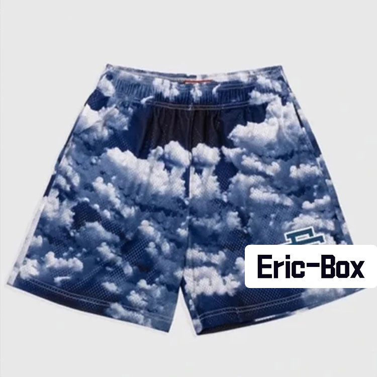 Dark Blue Sky Mesh Shorts