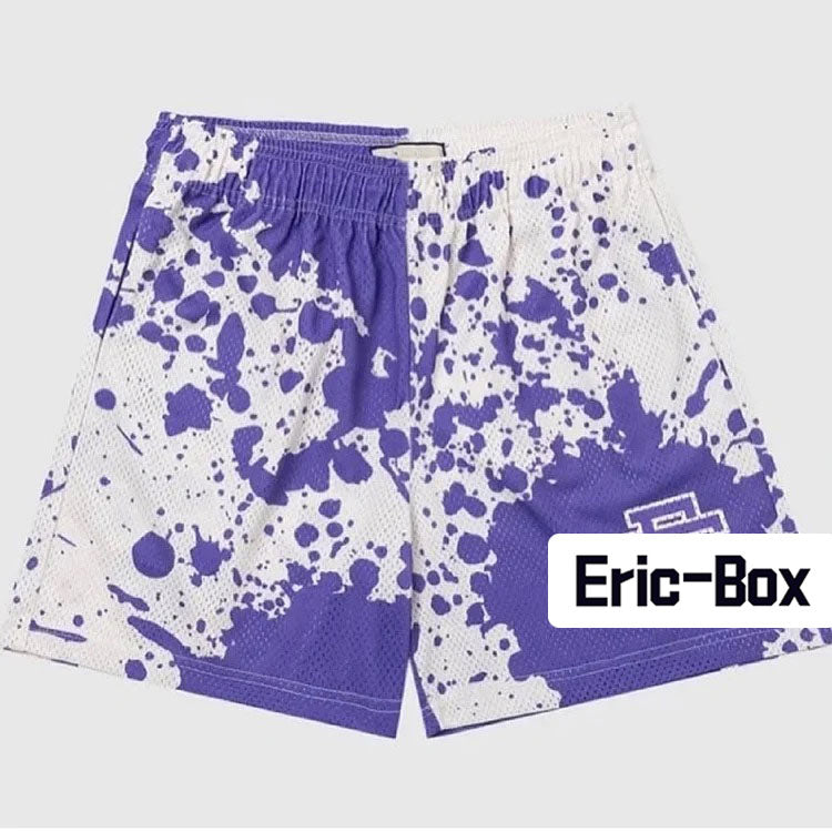 Ink Purple Mesh Shorts