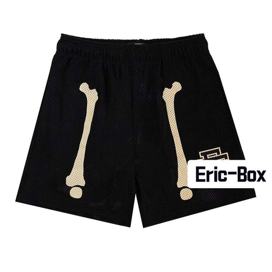 Bone Skeleton Mesh Shorts