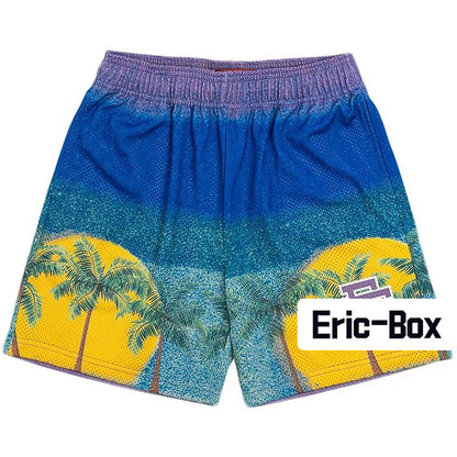 Beach Blue Mesh Shorts