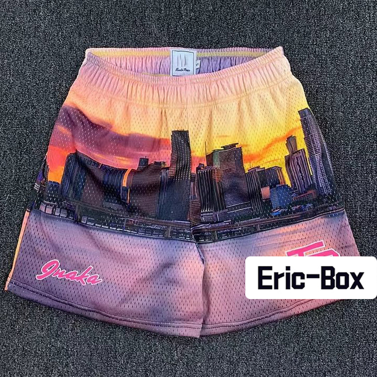 Miami Skyline Mesh Shorts