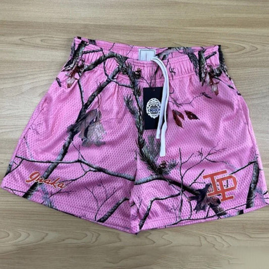 Camo Pink Mesh Shorts